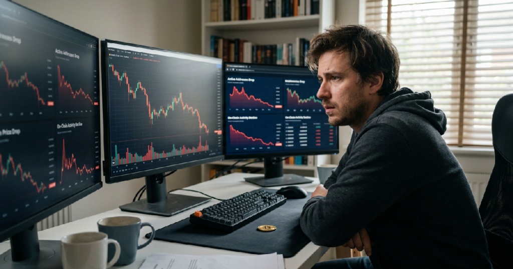Bitcoin Active Addresses Drop Nearly 40% as Speculative Demand Retreats Bitcoin Active Addresses Drop Nearly 40% as Speculative Demand Retreats