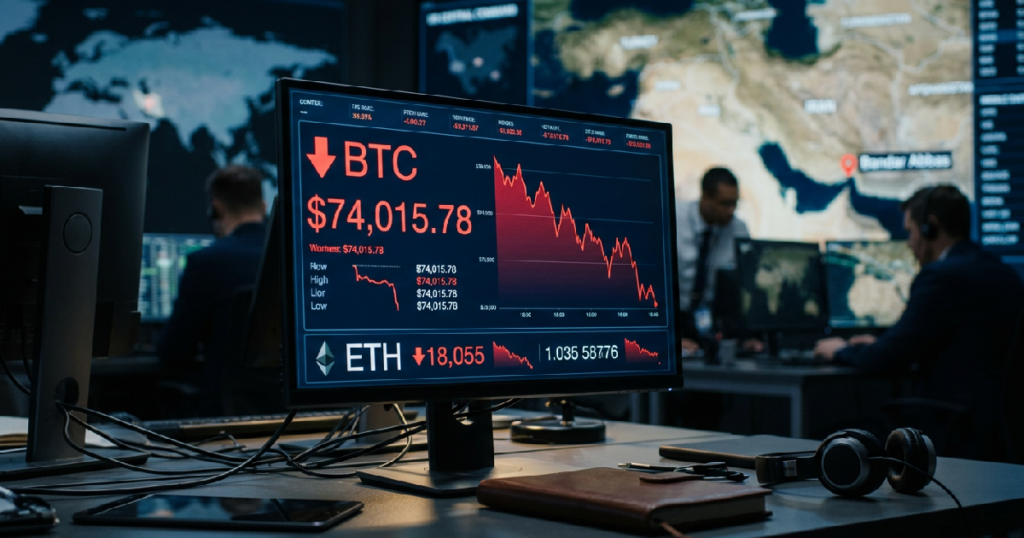 Bitcoin price tumbles toward $74,000 after US Central Command confirms strikes in Iran Bitcoin price tumbles toward $74,000 after US Central Command confirms strikes in Iran