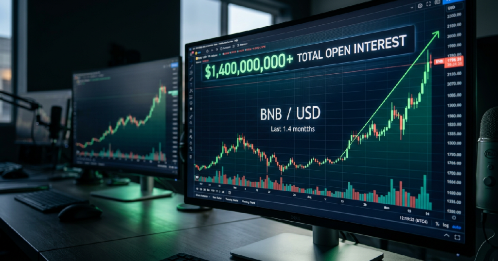 Binance Chain token open interest surges past $1.4 billion on May 31