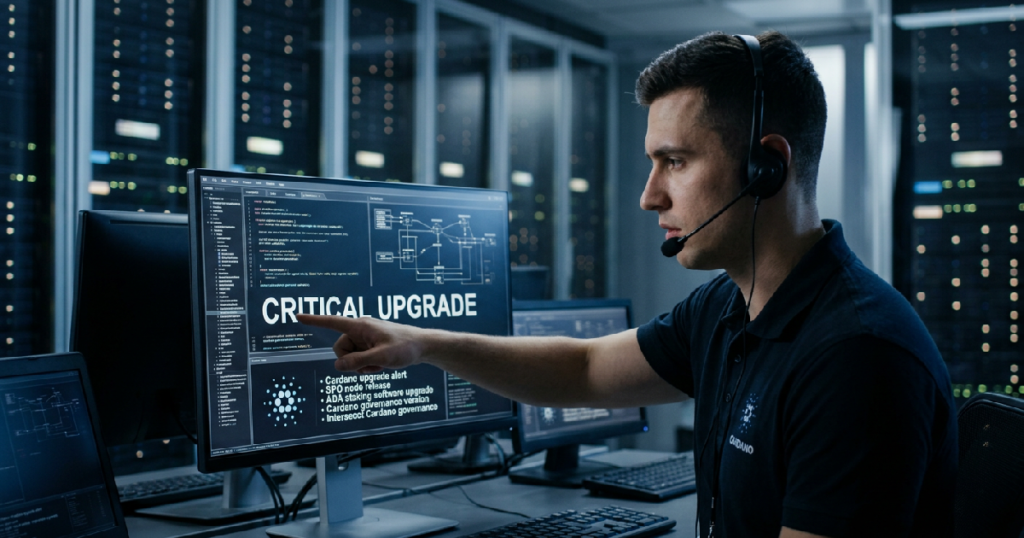 Cardano Ecosystem Issues Critical Upgrade Alert for SPOs Following New Node Release