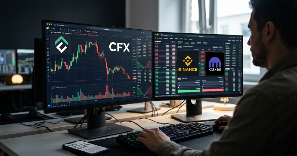 Conflux faces price volatility as CFX falls 7% following Binance delisting