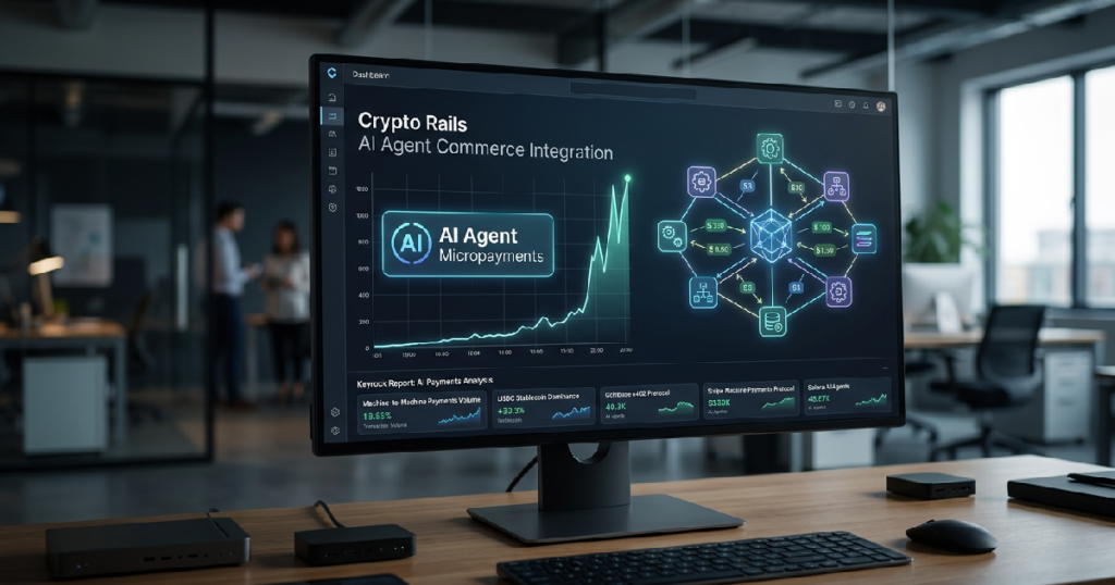 Crypto Rails Emerge as Default Payment Layer for AI Agents as Micropayments Rise