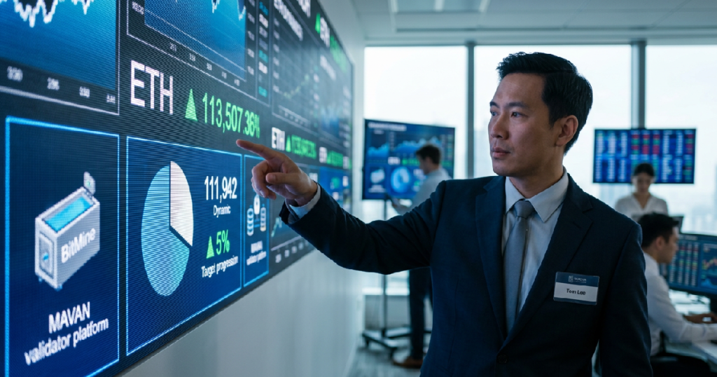 Ethereum price prediction: Tom Lee buys 111,942 ETH as BitMine nears 5% supply target