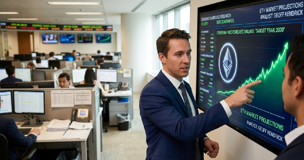 Standard Chartered reaffirms Ethereum $40,000 price target by 2030 Standard Chartered reaffirms Ethereum $40,000 price target by 2030