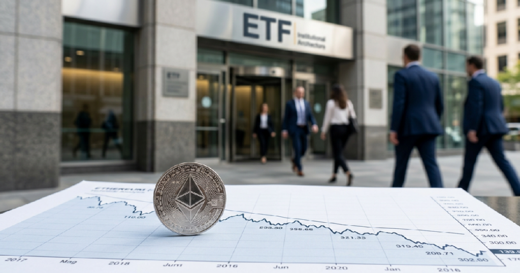 Ethereum Navigates Key Support as Market Reacts to Institutional ETF Outflows