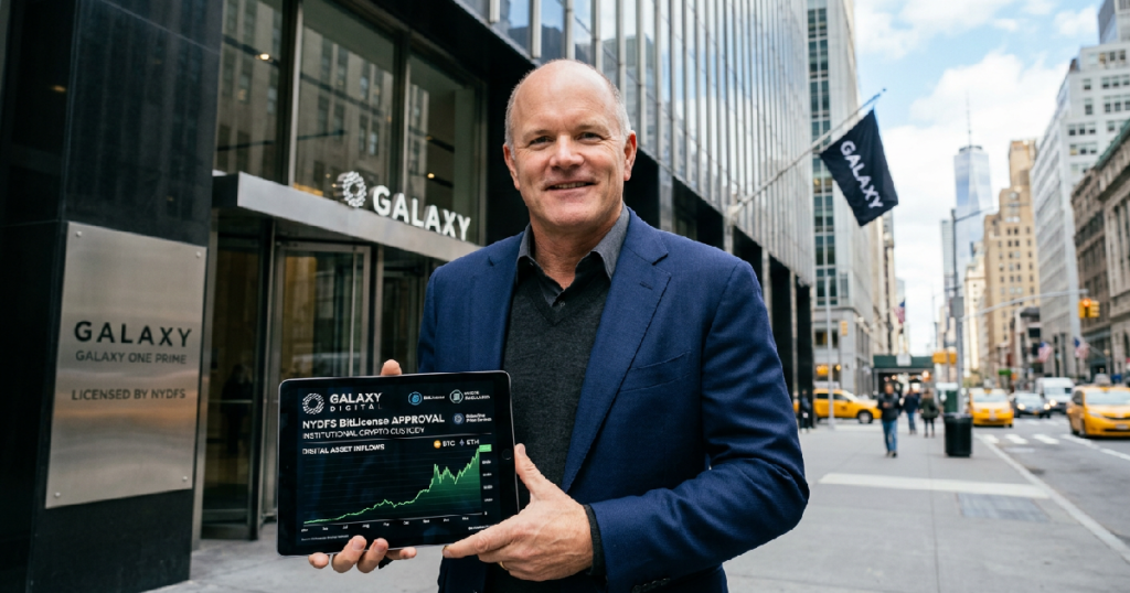 Mike Novogratz’s Galaxy Receives New York BitLicense for Institutional Crypto Push