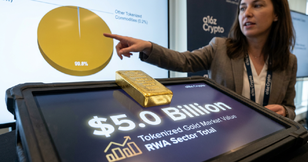 Gold Dominates 99.8% of Tokenized Commodity Market as Sector Hits $5.1B Outcome