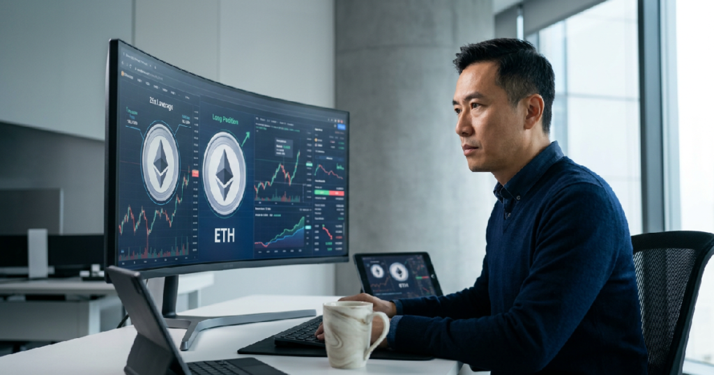 Jeffrey Huang Boosts 25x Ethereum Long Position to $13.5 Million After Recent Liquidations