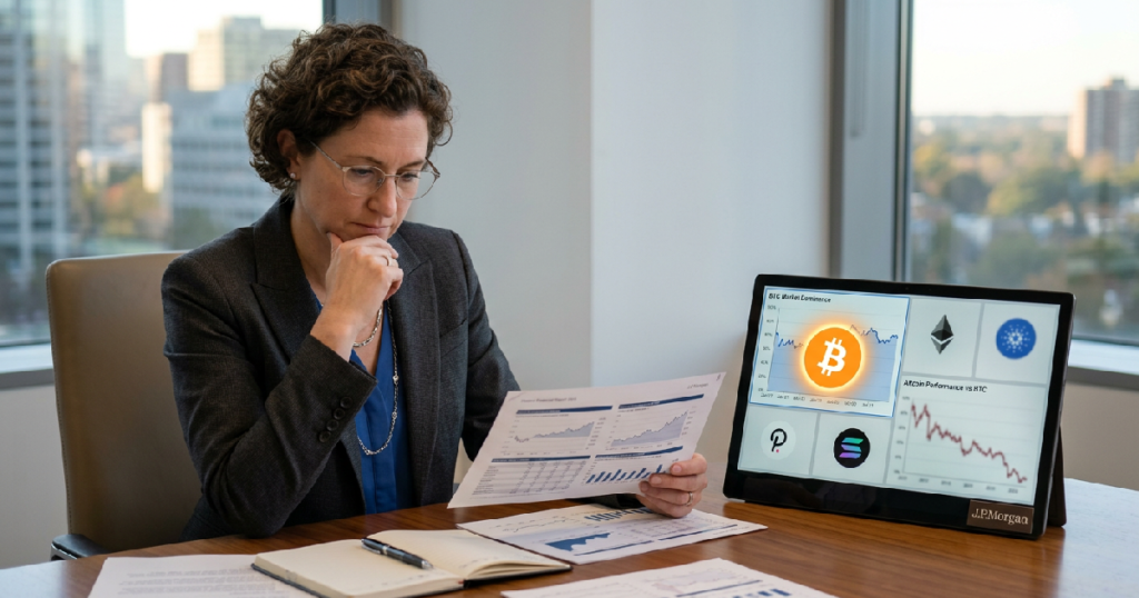 JPMorgan Analysts Warn Altcoins May Continue to Underperform Bitcoin