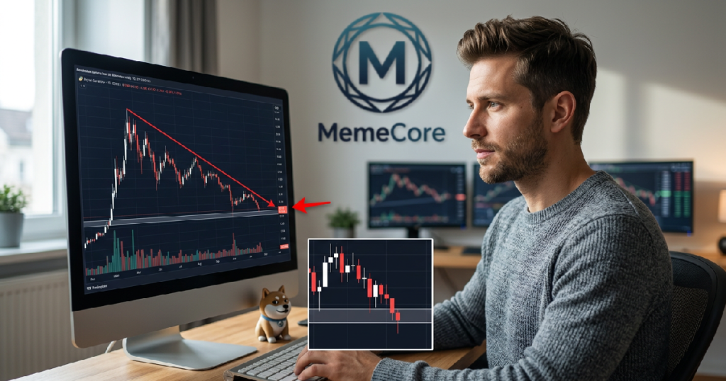 MemeCore trades at $3.00, eyes $2.60 demand zone amid bearish signals