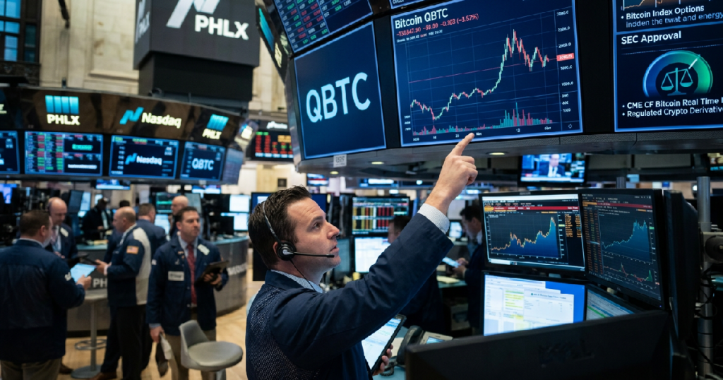 SEC grants conditional approval for Nasdaq Bitcoin index options under QBTC ticker