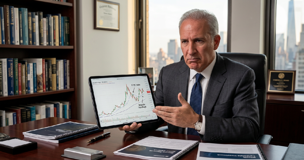 Peter Schiff warns Michael Saylor over MicroStrategy assets as STRC vote looms