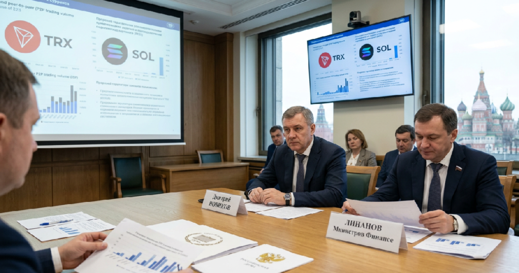 Russia Lawmakers Push to Legalize P2P Crypto Trade and Expand Asset Whitelist to TRX and SOL