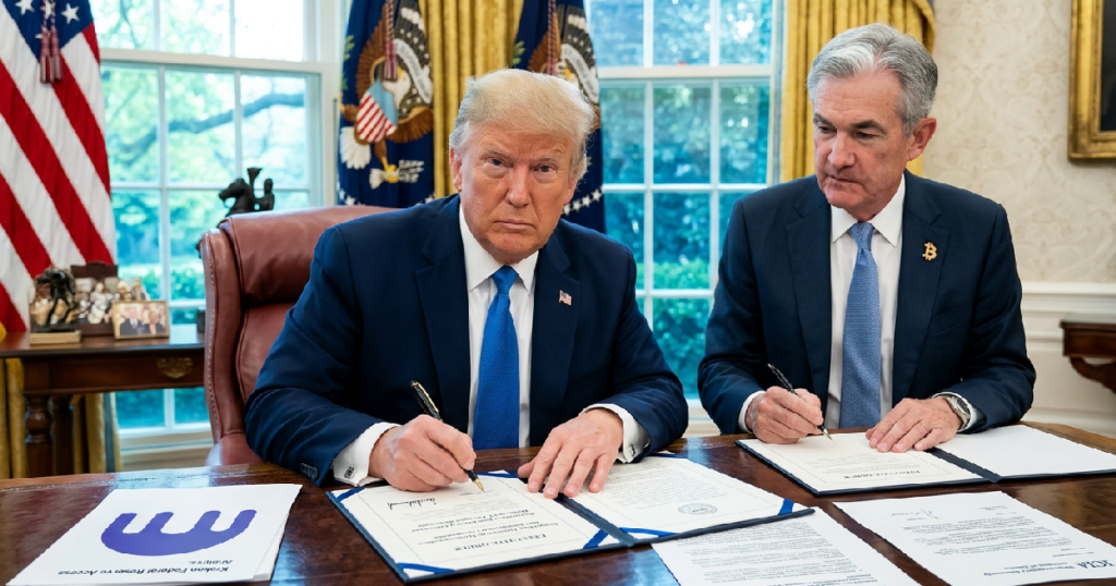 Trump Orders Federal Reserve to Review Crypto Access to U.S. Payment Rails