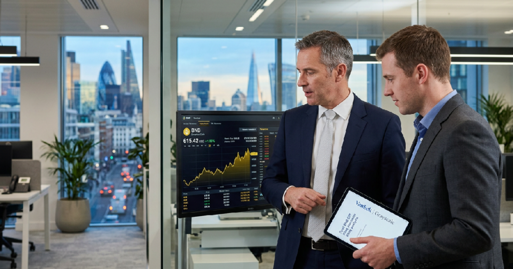 VanEck and Grayscale Move Toward Potential Spot BNB ETF Launch with Updated Filings