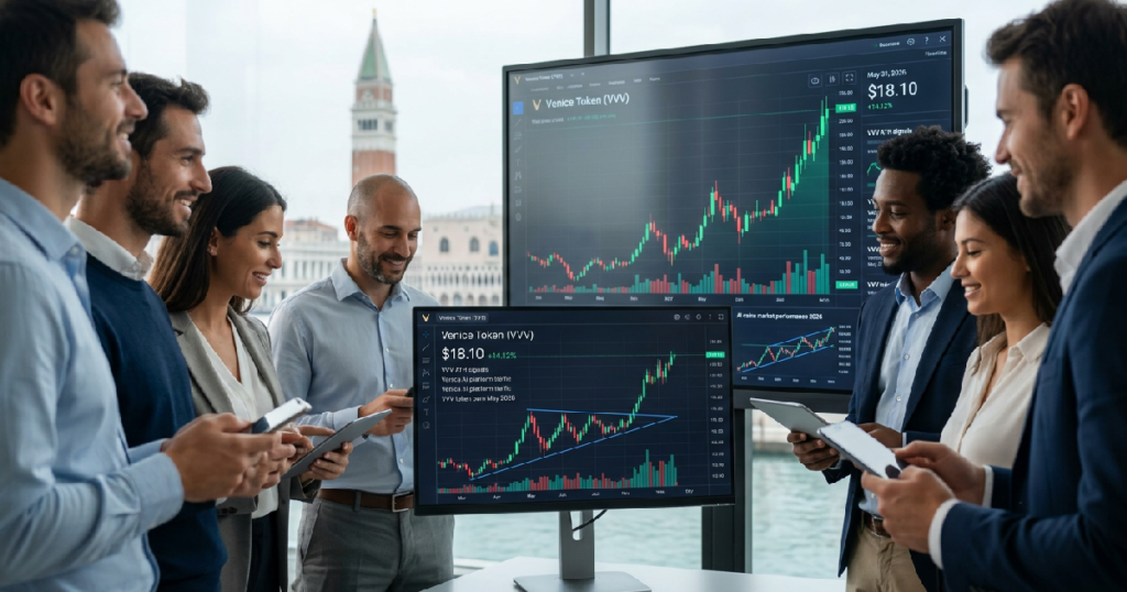 Venice Token price climbs 14.12% to $18.10 on May 31, 2026 Venice Token price climbs 14.12% to $18.10 on May 31, 2026