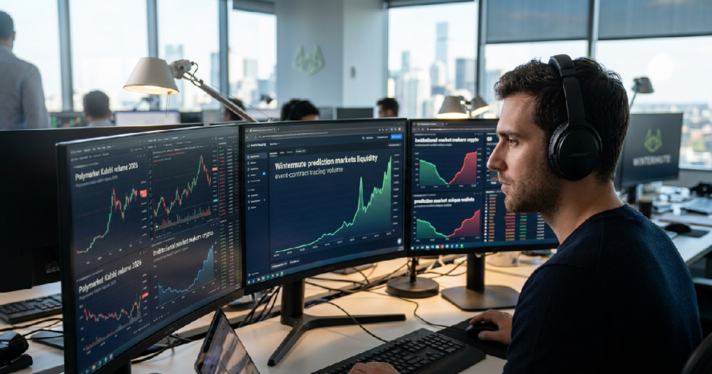 Wintermute confirms providing liquidity to prediction markets after $60 billion surge