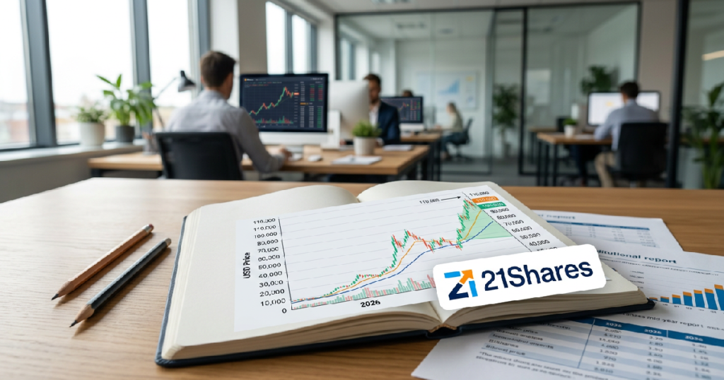 21Shares revises Bitcoin 2026 forecast to $100,000–$110,000 base case