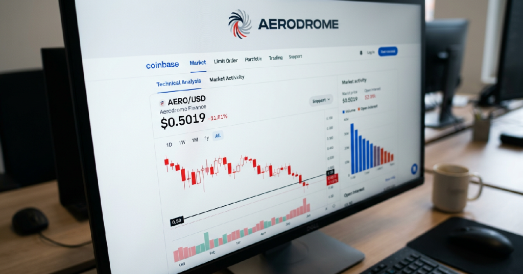 Aerodrome Finance token falls 11.81% to $0.5019 on Coinbase