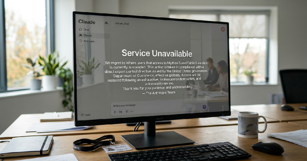 Anthropic disables AI models globally after US government cites Fable 5 “jailbreak Anthropic disables AI models globally after US government cites Fable 5 "jailbreak