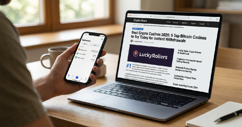 Crypto News ranks LuckyRollers as best casino in June 2026 best crypto casinos 2026: Crypto News ranks LuckyRollers as best casino in June 2026