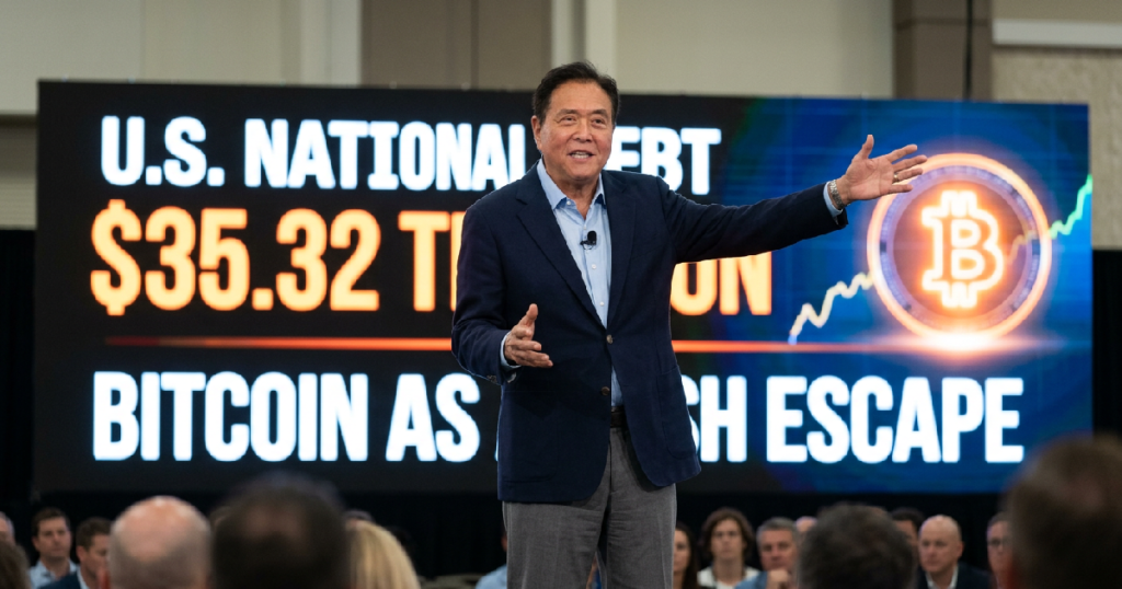 Robert Kiyosaki warns dollar is "fake currency" as national debt tops $35 trillion