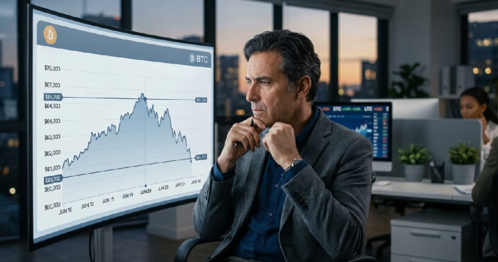 Bitcoin bears eye $60,700 target: Bitcoin bears target a pullback to $60,700 after June 23 resistance failure