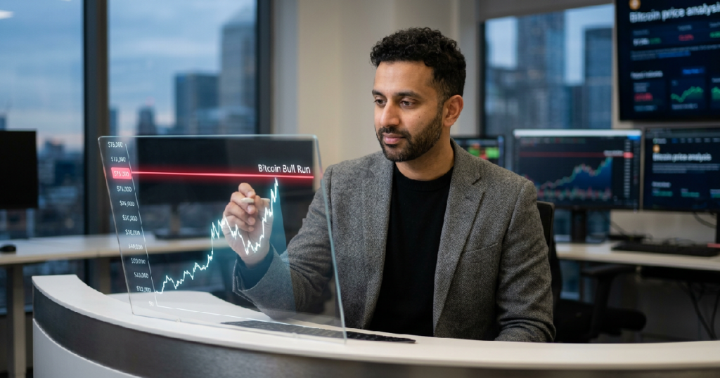 Crypto Patel warns Bitcoin needs $76,000 close to confirm recovery