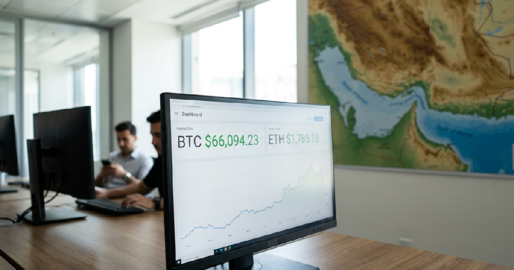 Bitcoin climbs to $66,094 as global crypto market hits $2.35 trillion