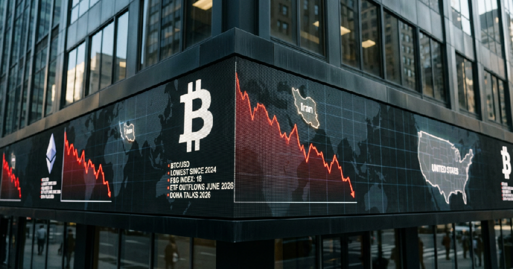 Bitcoin falls lowest: Bitcoin falls to lowest daily close since 2024 amid US-Iran tensions