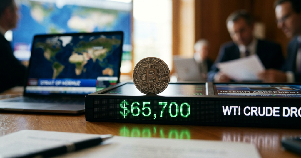Bitcoin rises to $65,700 on reported US-Iran interim peace deal Bitcoin rises to $65,700 on reported US-Iran interim peace deal