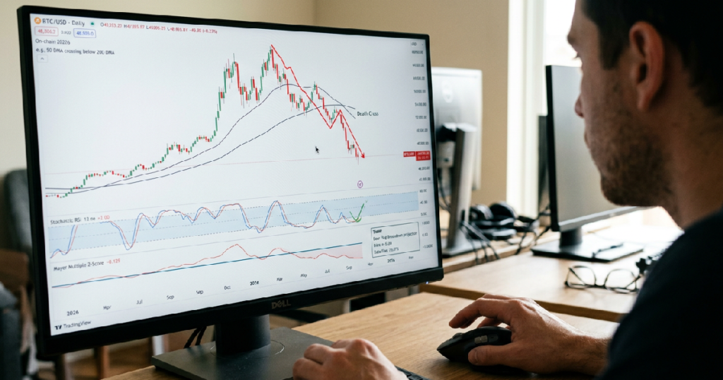 Bitcoin’s on-chain death cross signals potential 157-day bottoming process