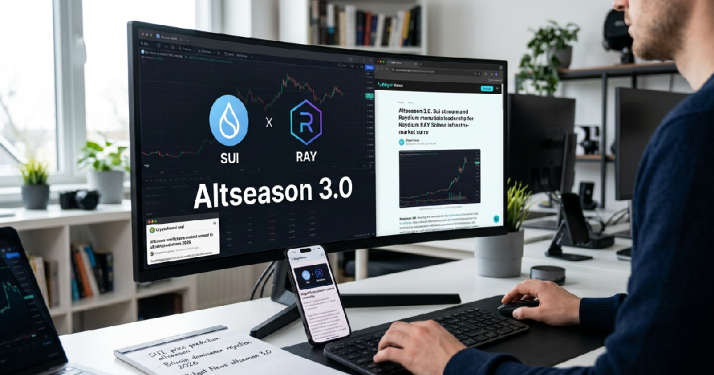 Bitget News identifies Sui, Raydium as Altseason 3.0 leaders