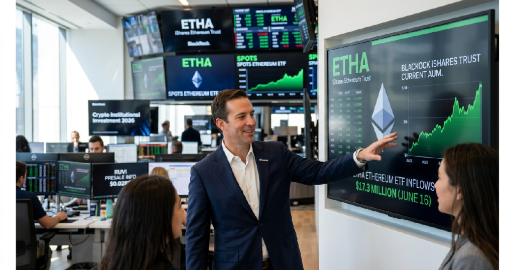 BlackRock ETHA Ethereum ETFs: BlackRock iShares Ethereum Trust drives $17.3 million inflow on June 16