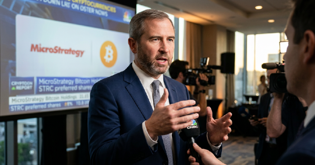 Brad Garlinghouse warns MicroStrategy's Bitcoin strategy creates negative value