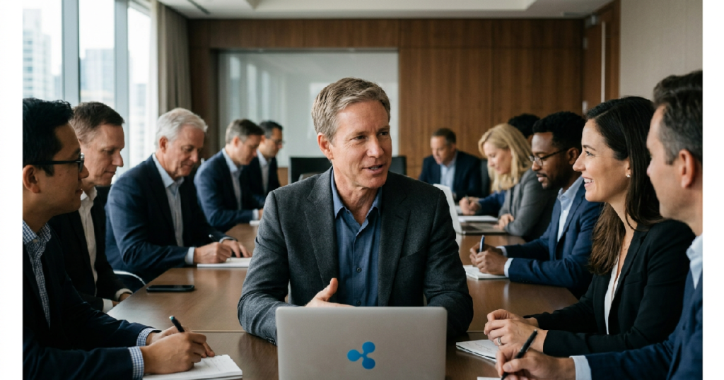 Chris Larsen appears on leaked Peter Thiel network participant list Chris Larsen Ripple Dialog network: Chris Larsen appears on leaked Peter Thiel network participant list