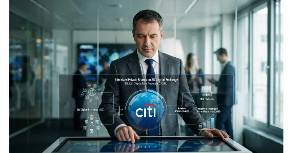 Citigroup launches digital depositary receipts for private shares on June 11, 2026