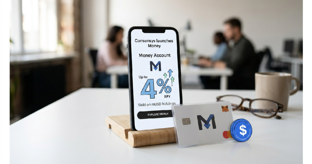 Consensys launches Money Account offering 4% yield on stablecoin holdings