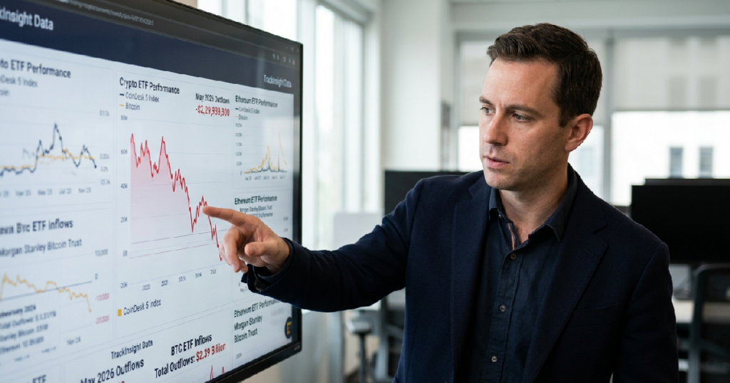 Joshua de Vos confirms crypto investment products lost $2.39 billion in May 2026