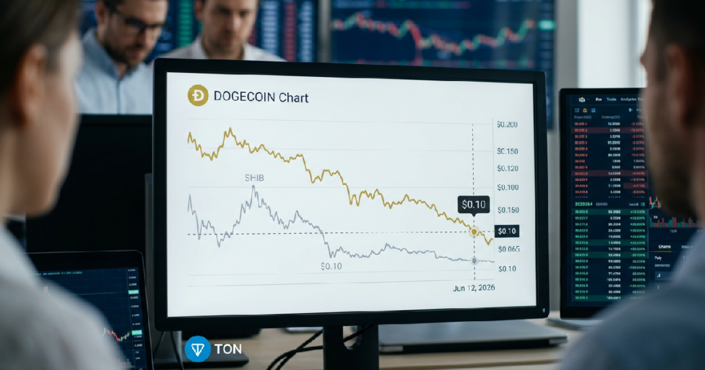 Dogecoin struggles at $0.10 resistance on June 12, 2026 Dogecoin struggles at $0.10 resistance on June 12, 2026