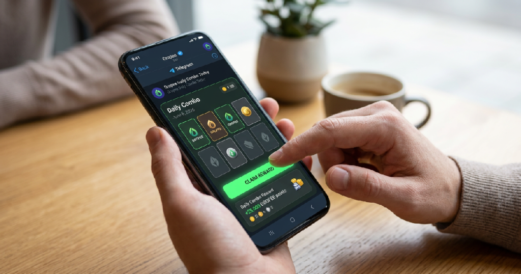 Dropee Telegram mini-app refreshes Daily Combo task on June 6, 2026