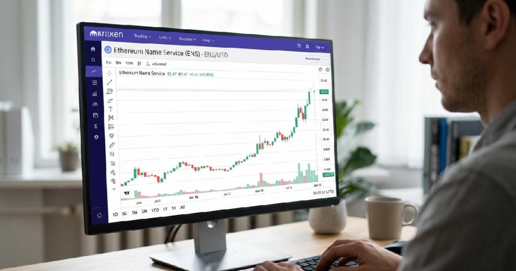 Ethereum Name Service token surges 13.25% to $5.47 on June 15