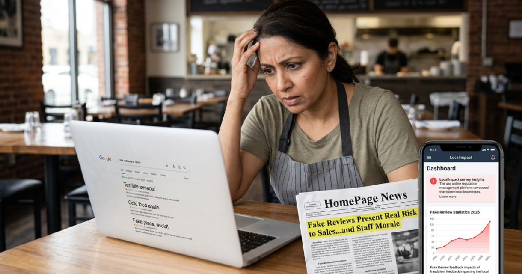 LocalImpact survey reveals 72% of businesses hit by fake reviews LocalImpact survey reveals 72% of businesses hit by fake reviews