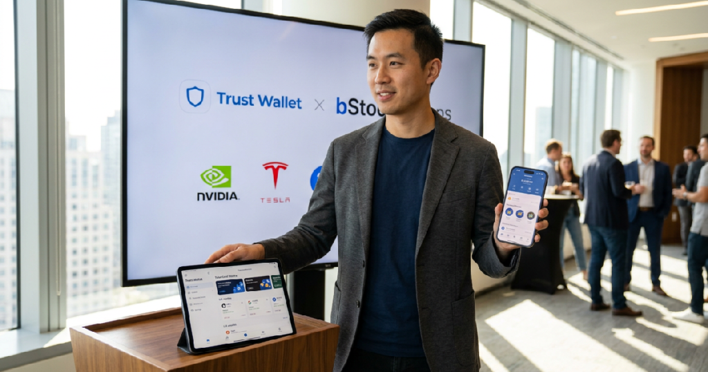 Felix Fan announces Trust Wallet integrates tokenized US stocks