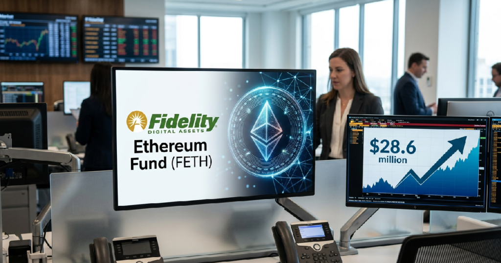 Fidelity Ethereum Fund attracts $28.6 million in weekly inflows