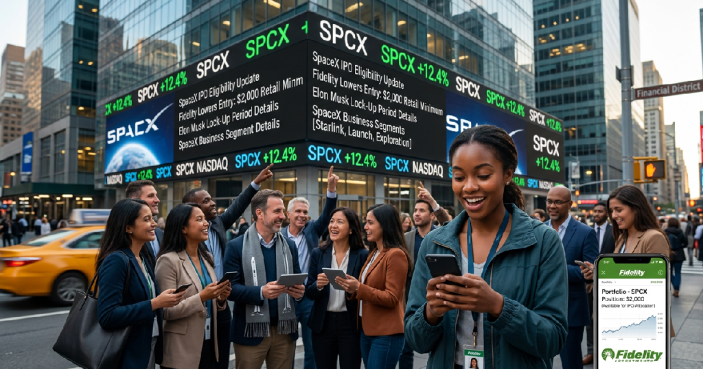 Fidelity Investments lowers SpaceX IPO entry to $2,000 for retail investors