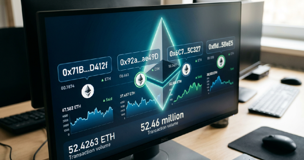 Four dormant Ethereum wallets sell 33,623 ETH for $52.46 million