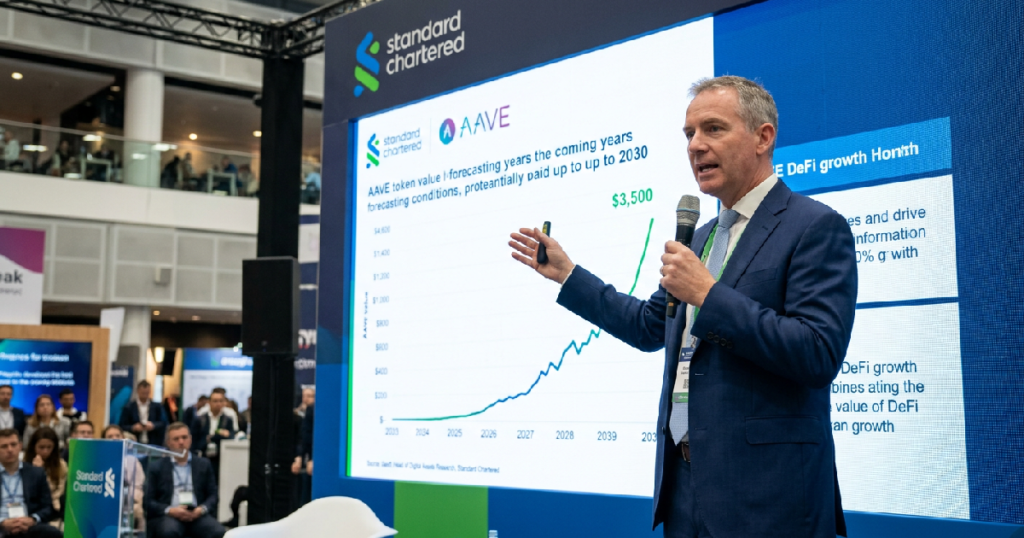 Geoff Kendrick predicts Aave token could surge to $3,500 by 2030
