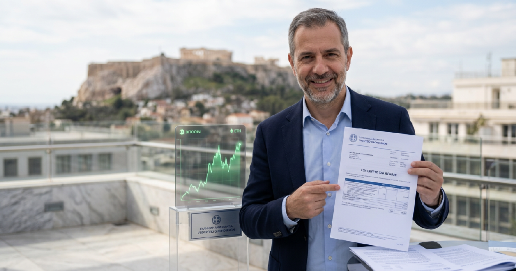 Greek Ministry of Finance drafts 15% crypto capital gains tax bill