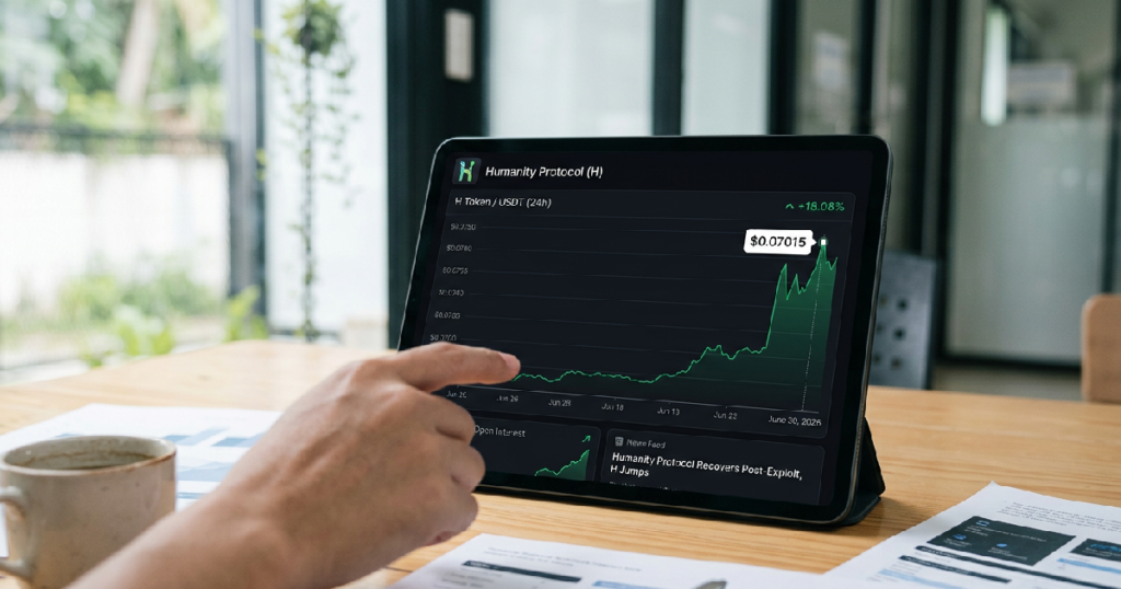 Humanity Protocol jumps 18.08% to $0.07015 after security breach